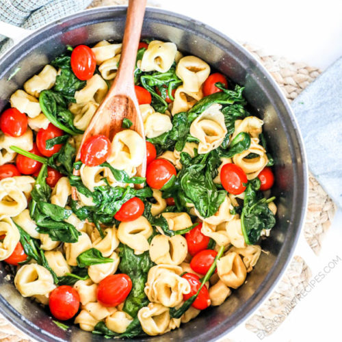 One Pan Brown Butter Corn Tortellini