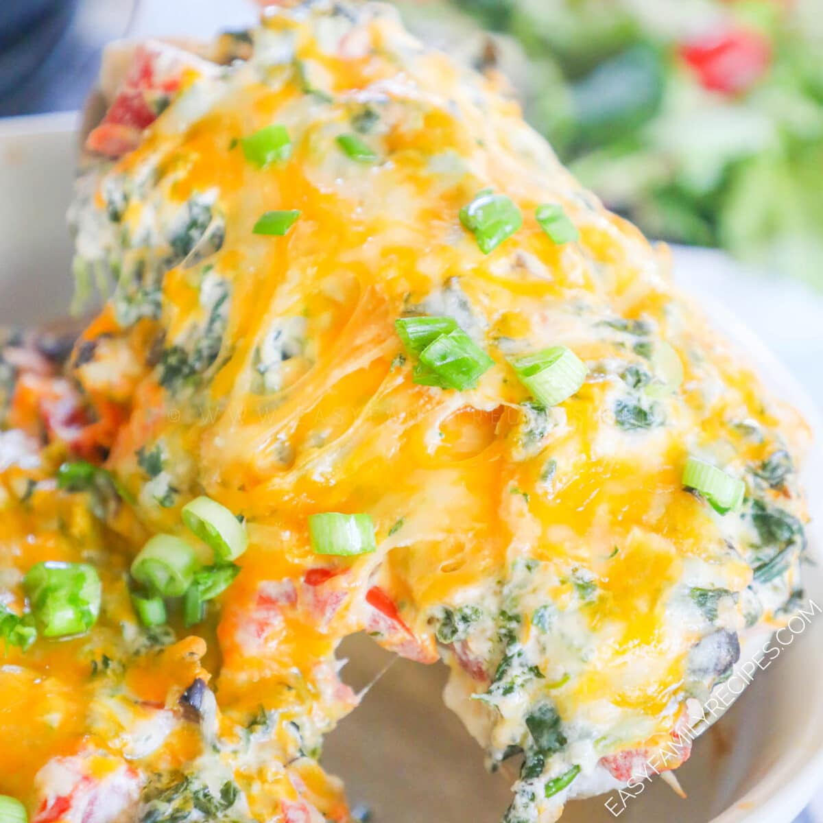 Mexican Spinach Chicken Bake
