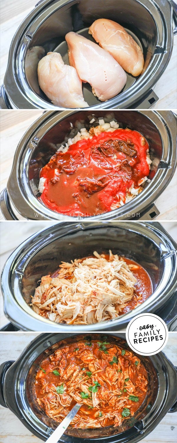 Chicken crockpot recipe #shorts 