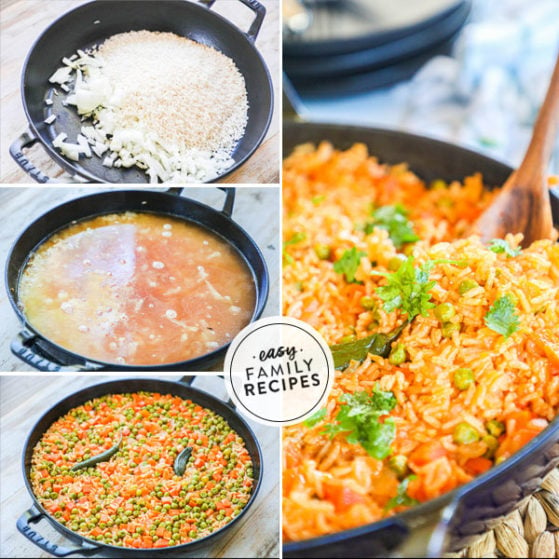 Steps to make Mexican rice the easy way