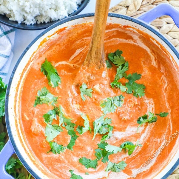 EASY Butter Chicken { 20 Min + 1 Pot!}