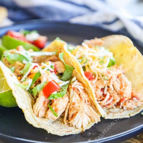 homemade chicken tacos