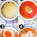 Process photos for How to make Indian butter chicken.