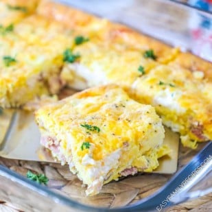 Ham and Cheese Breakfast Casserole · Easy Family Recipes