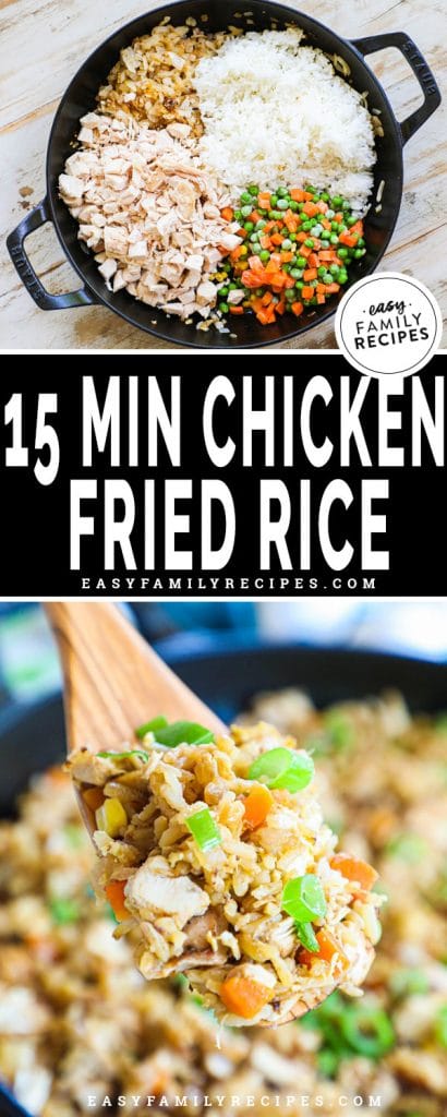 15 Minute Chicken Fried Rice · Easy Family Recipes