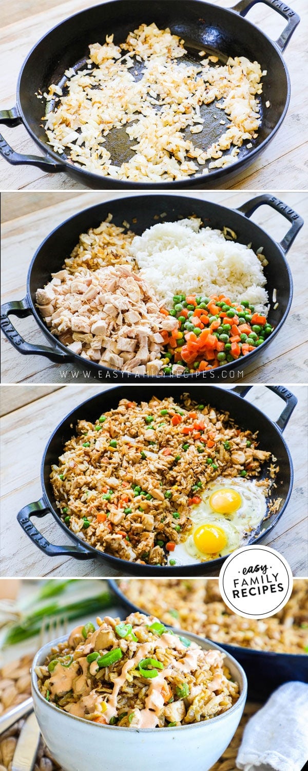 15-Minute Sheet Pan Fried Rice (with Chicken!) - Averie Cooks