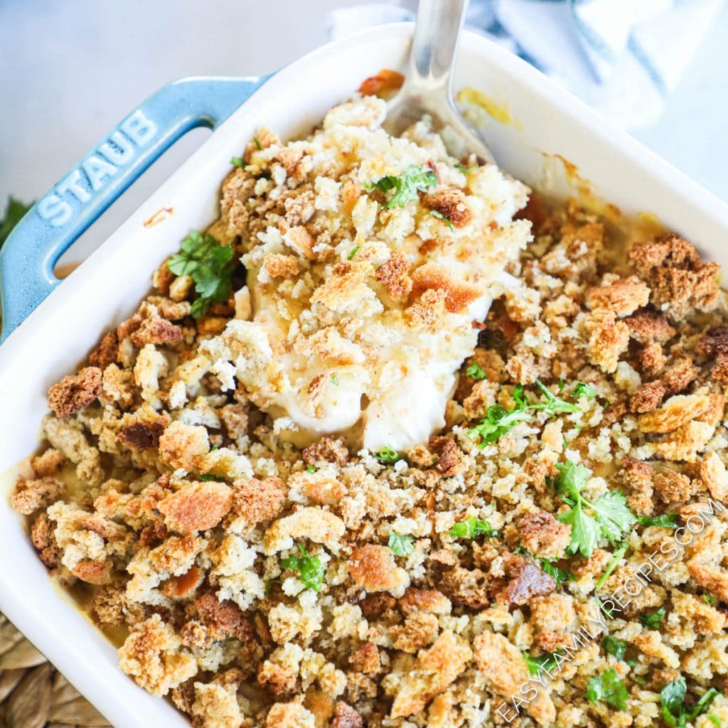 Creamy Swiss Chicken Casserole · Easy Family Recipes