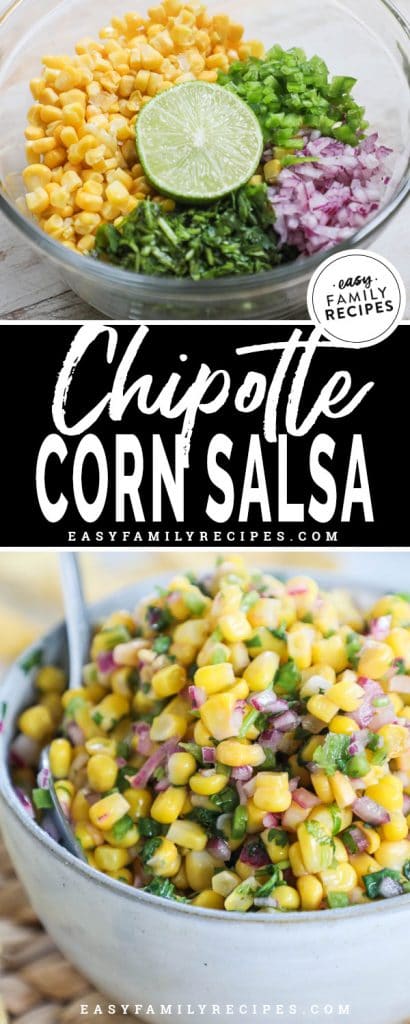 Chipotle Corn Salsa (Official Chipotle TikTok Recipe!) · Easy Family ...