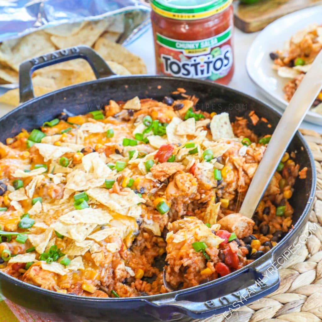 Chicken Burrito Skillet · Easy Family Recipes