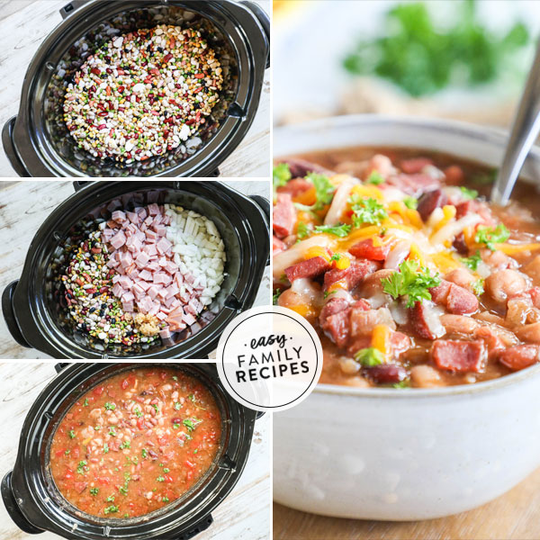 Slow Cooker 15 Bean Soup