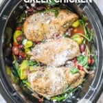 Greek Chicken in crockpot