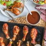 Easy BBQ Chicken Drumsticks recipe prepared fast and ready to serve.