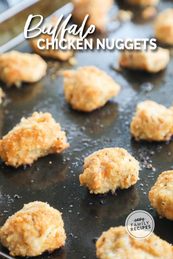 Baked Buffalo Chicken Nuggets · Easy Family Recipes
