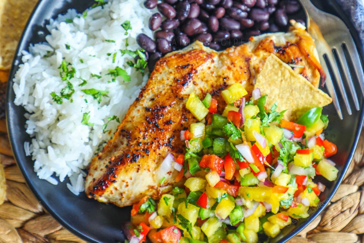 Pineapple Salsa Chicken