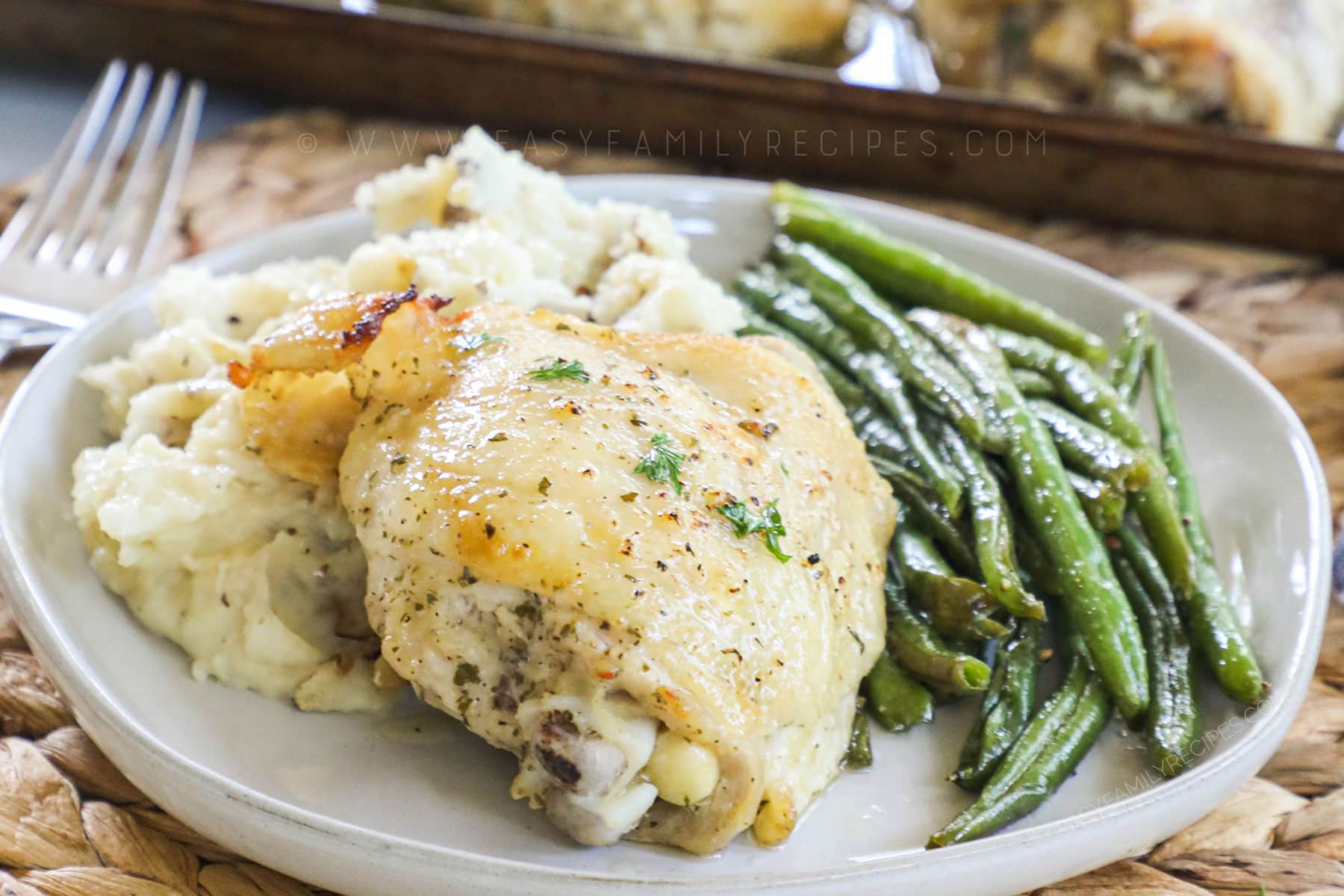 Ranch Baked Chicken Thighs