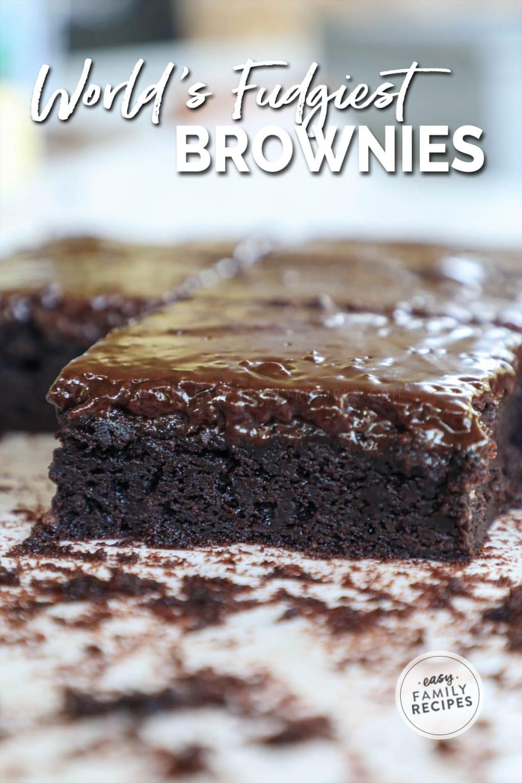 Fudge Brownies from Scratch · Easy Family Recipes