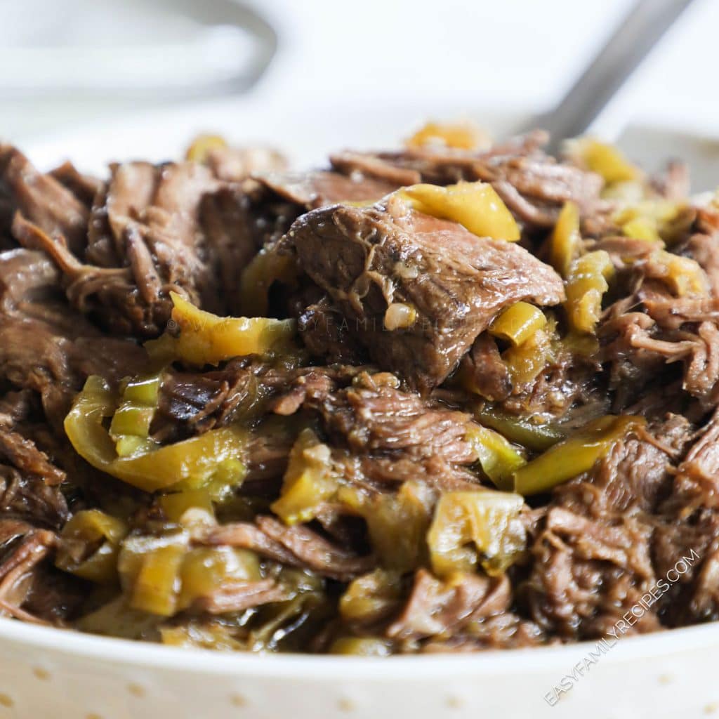 Mississippi Pot Roast {Crock Pot} · Easy Family Recipes
