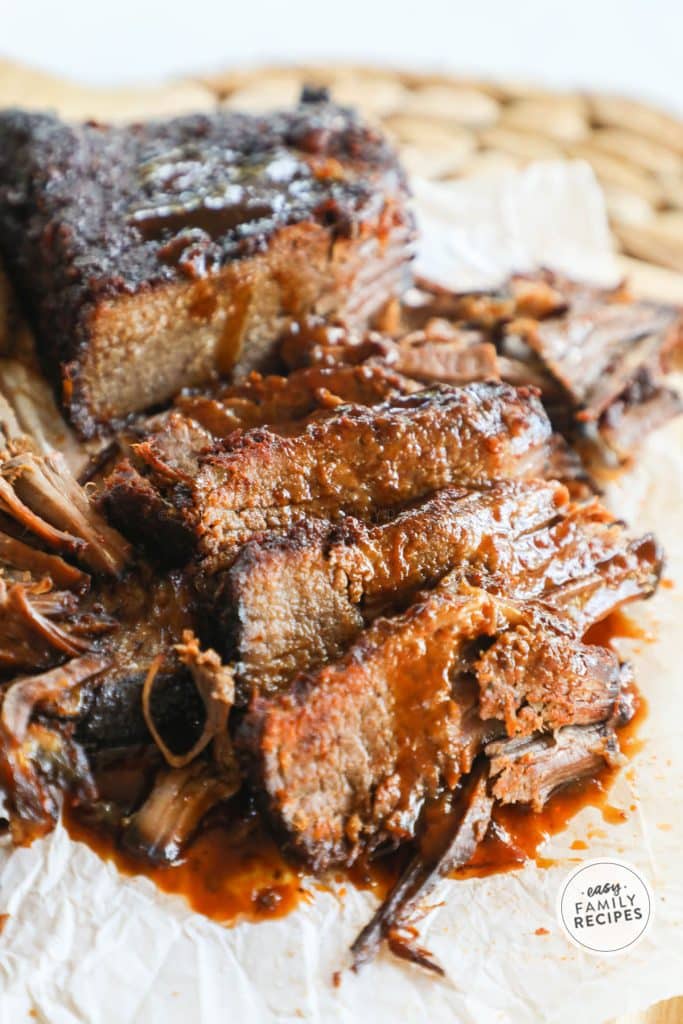 Crock Pot BBQ Brisket · Easy Family Recipes