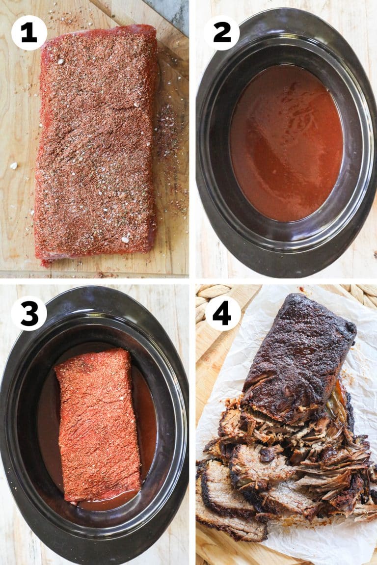 Crock Pot BBQ Brisket · Easy Family Recipes