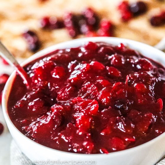 Easy Homemade Cranberry Sauce · Easy Family Recipes