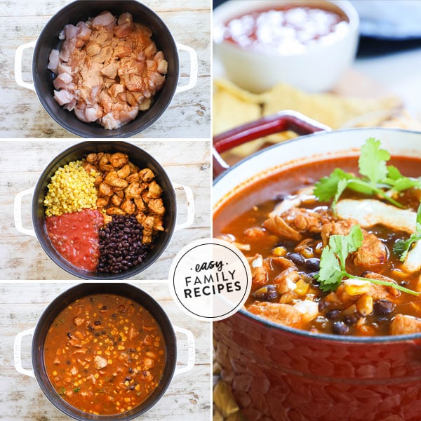 Chicken Salsa Soup – One Pot