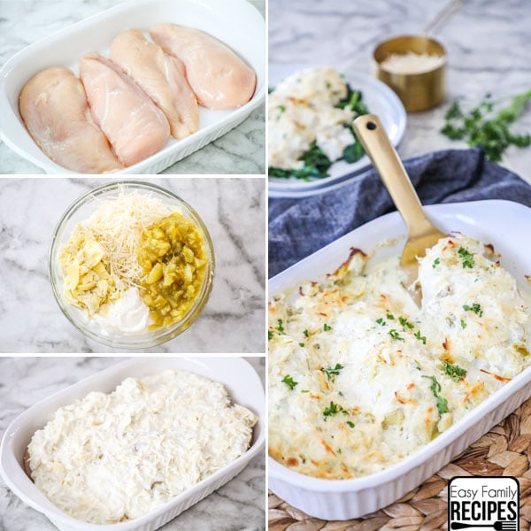 Creamy Artichoke Chicken Bake · Easy Family Recipes
