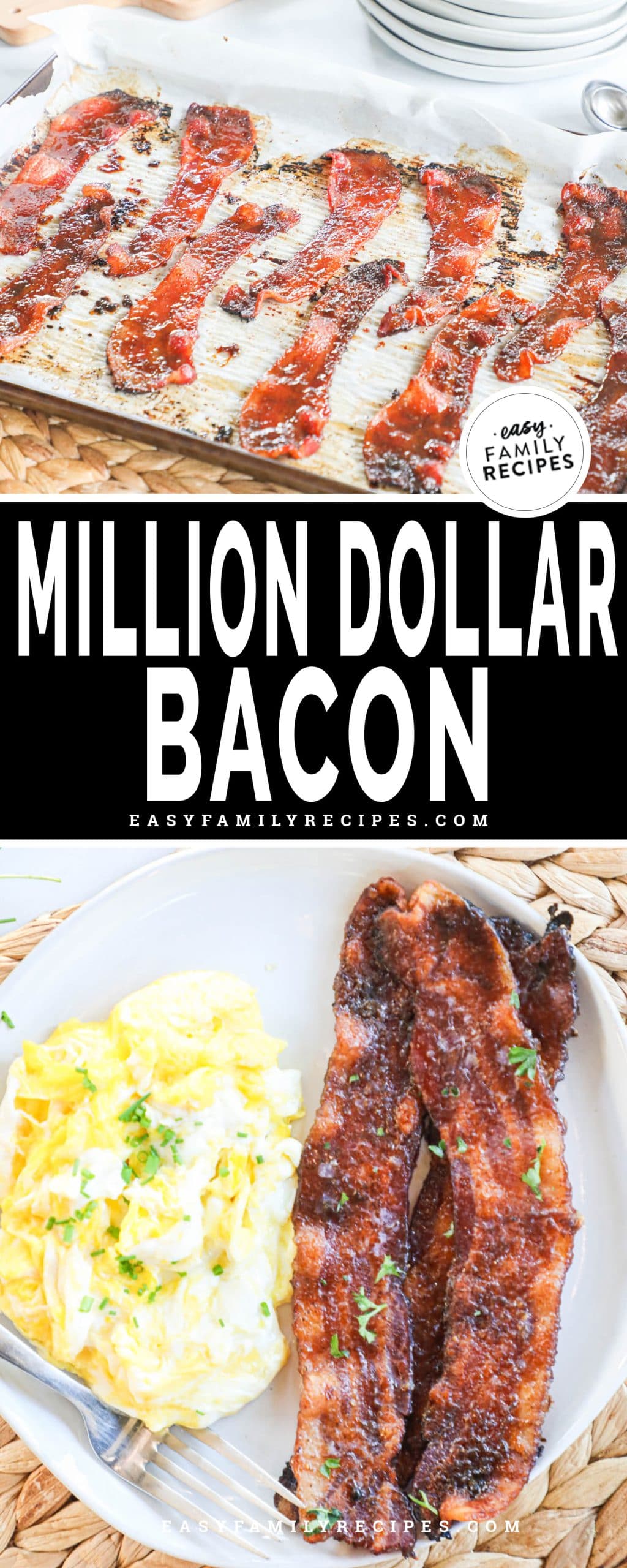 First Watch Million Dollar Bacon recipe served with eggs