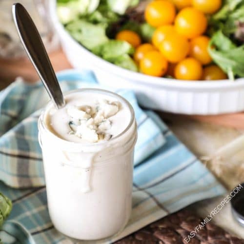 Homemade Chunky Blue Cheese Salad Dressing