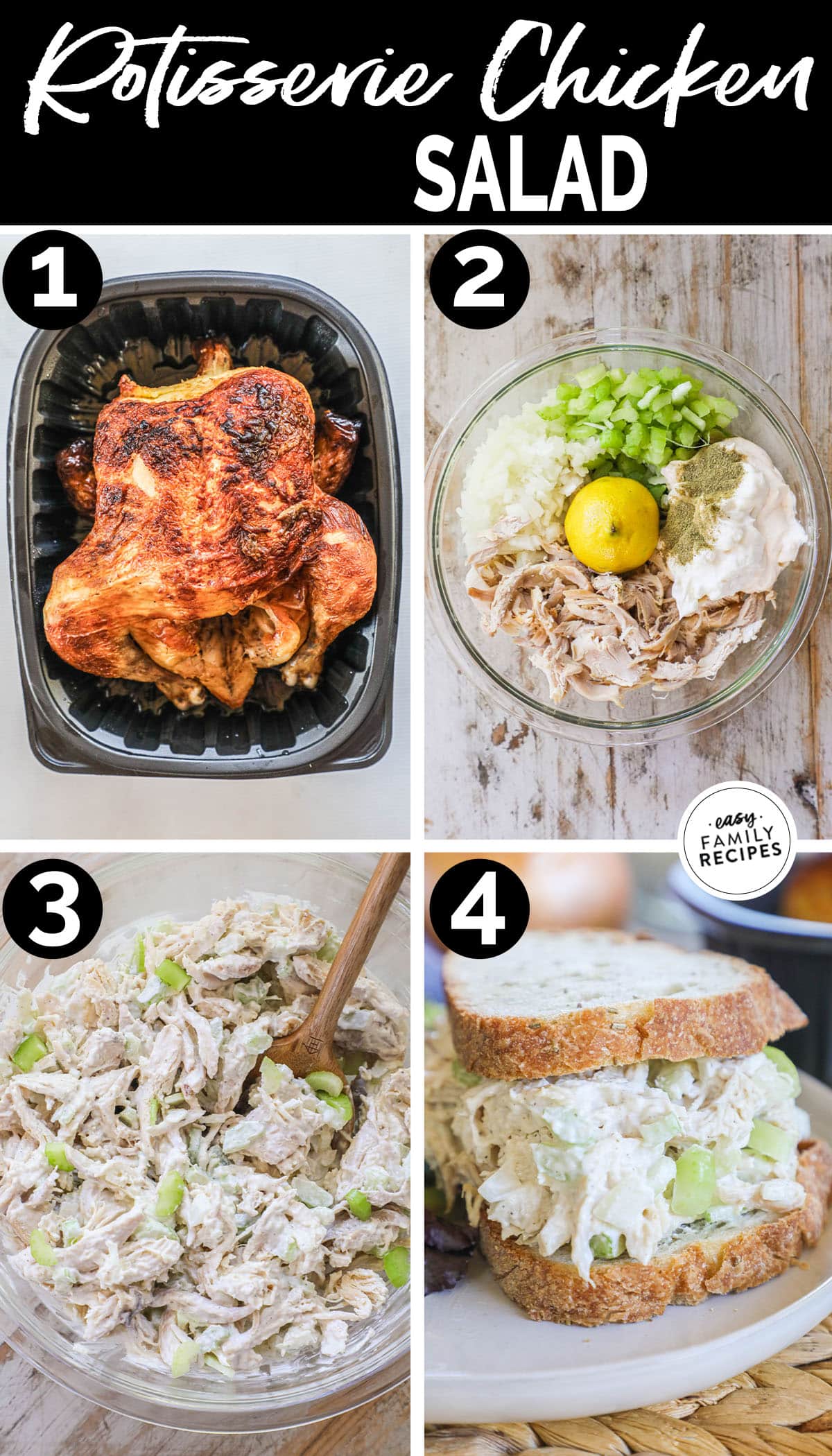 Rotisserie Chicken Salad · Easy Family Recipes