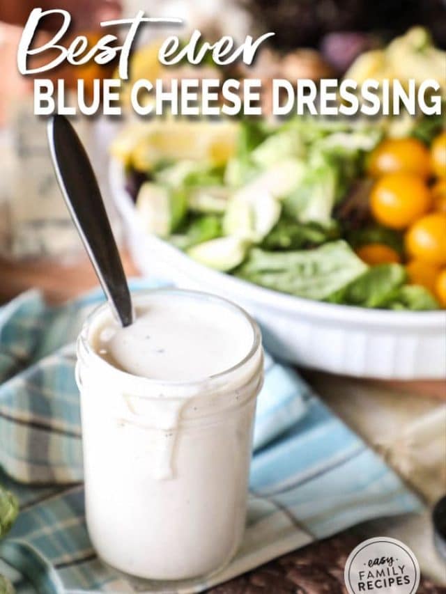 Best Homemade Blue Cheese Dressing Recipe