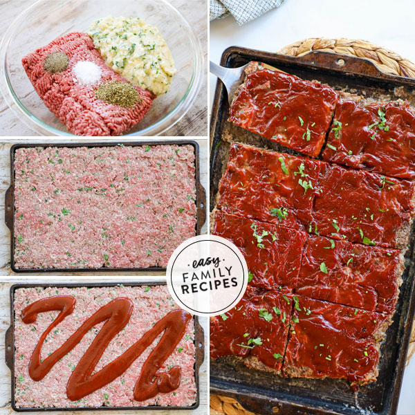 Sheet Pan Southern Meatloaf