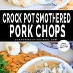 Boneless pork chops smothered in gravy served on top of mashed potatoes.