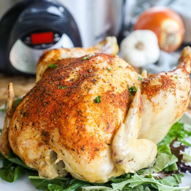 Crock Pot Rotisserie Chicken · Easy Family Recipes