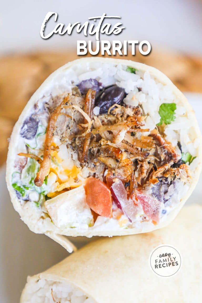 Carnitas Burrito · Easy Family Recipes
