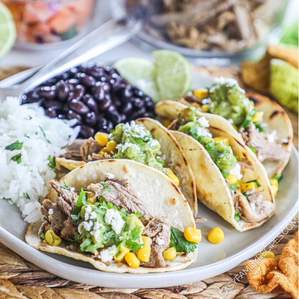 Pork Carnitas Street Tacos · Easy Family Recipes