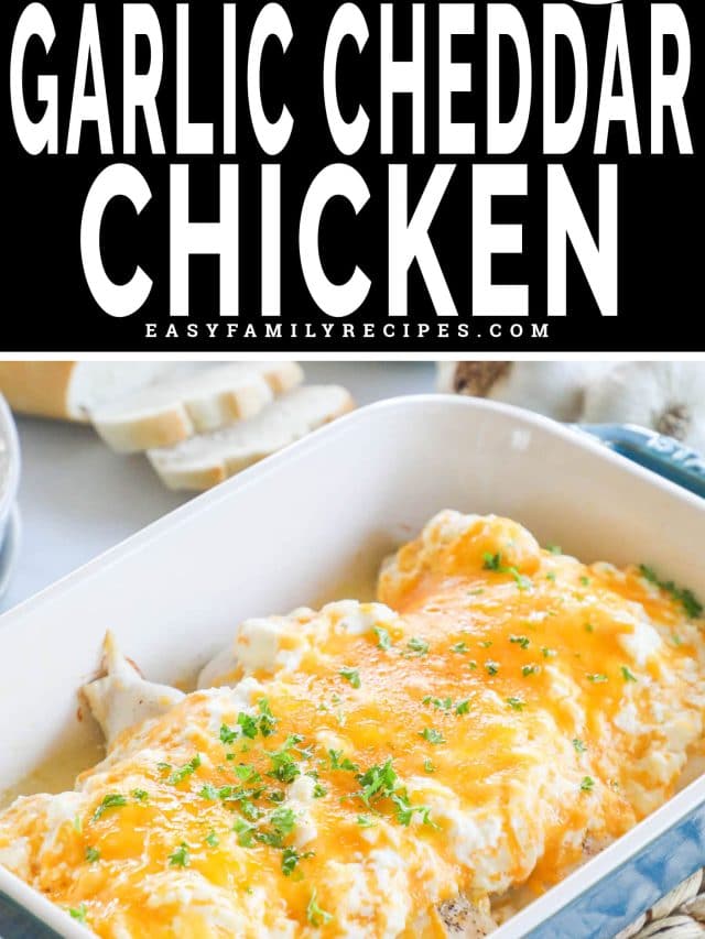 Garlic Cheddar Chicken Bake