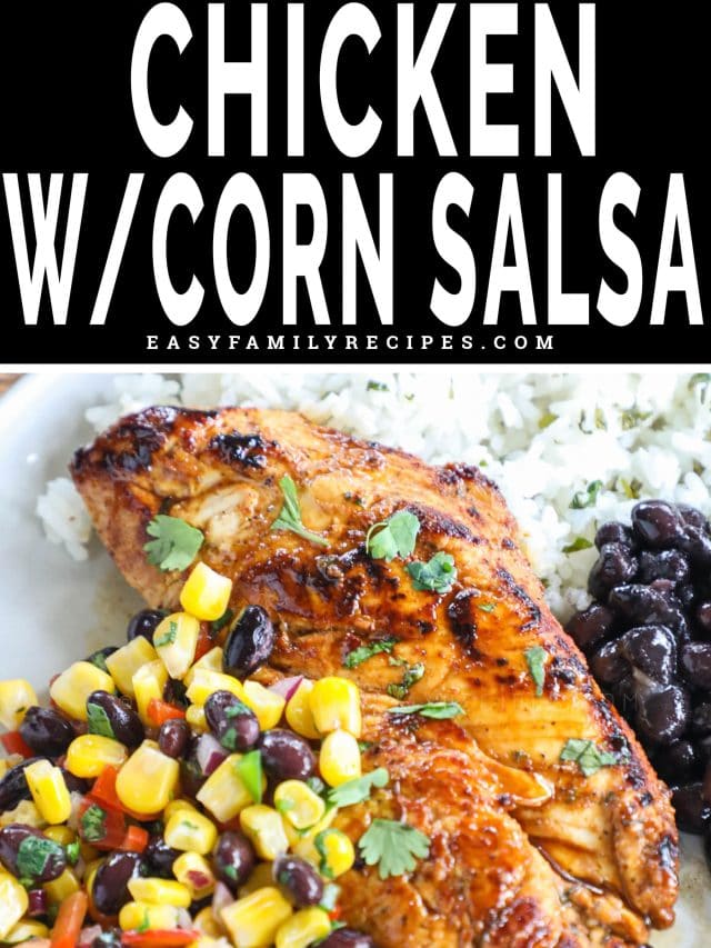 Chicken with Corn Salsa
