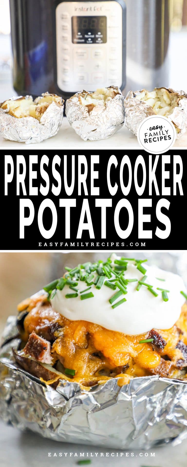 Instant Pot Baked Potatoes · Easy Family Recipes