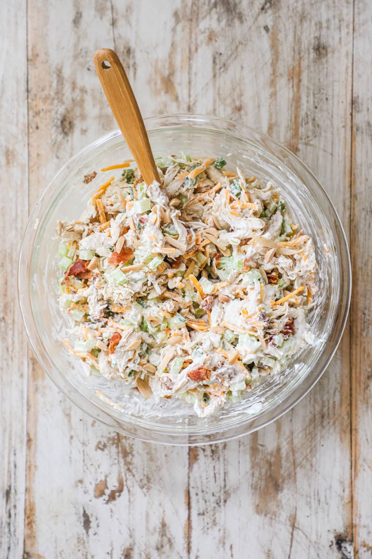 Million dollar chicken salad Step 3 - mix well