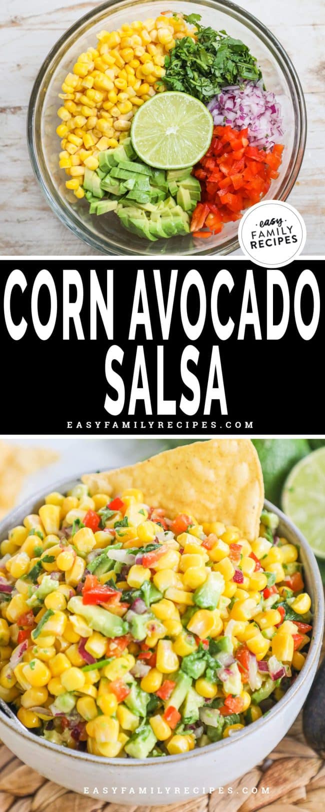 Avocado Corn Salsa · Easy Family Recipes