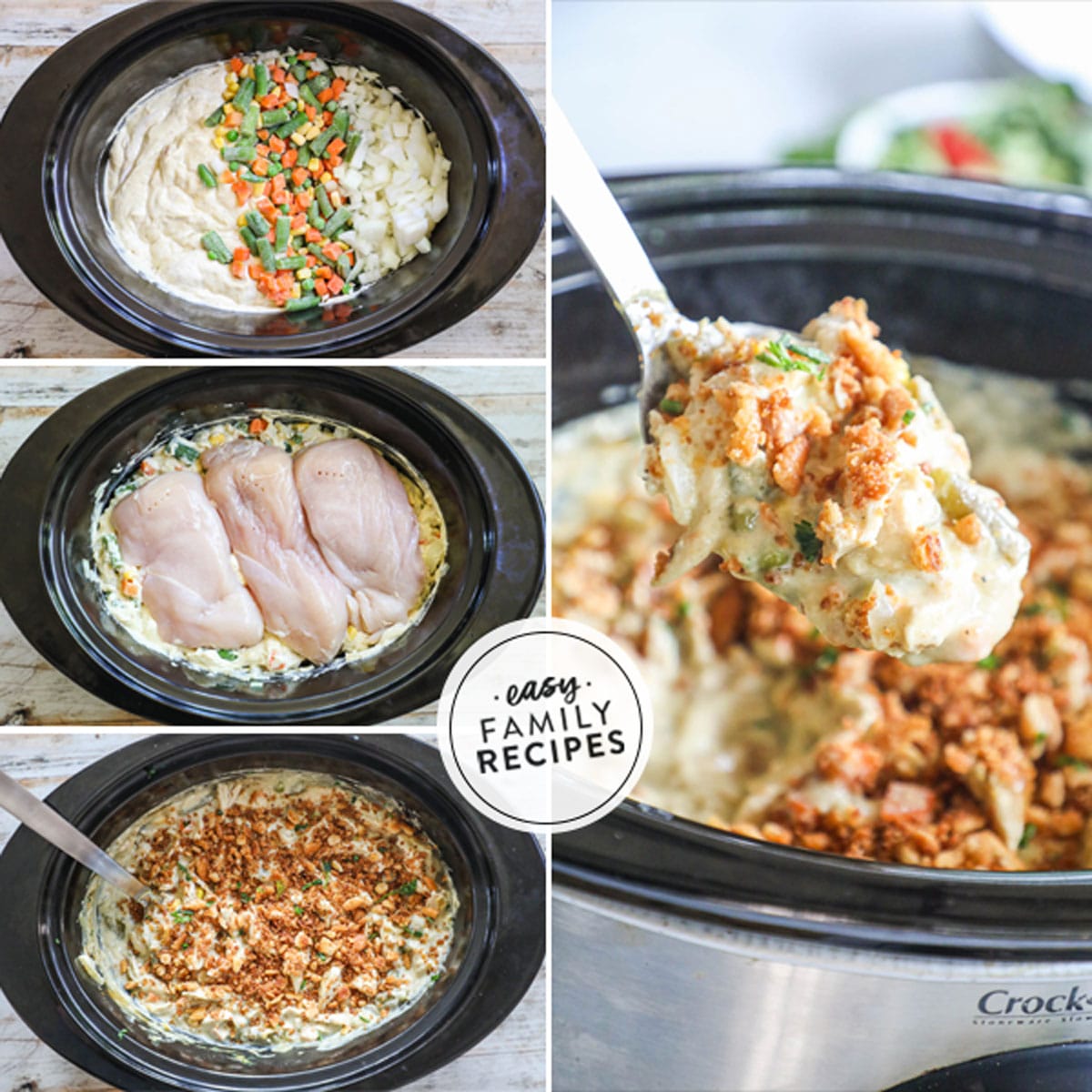 Slow Cooker Chicken Pot Pie