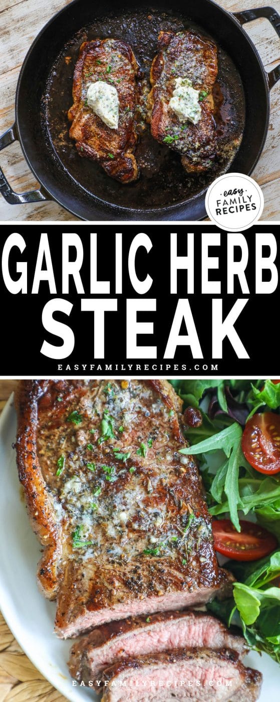 Garlic Herb Steak · Easy Family Recipes