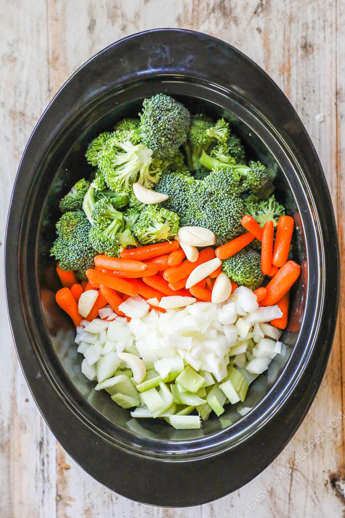 Easy Crock Pot Broccoli Cheese Soup · Easy Family Recipes