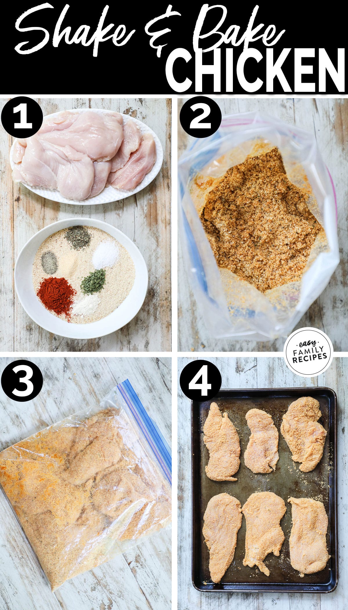 Homemade Shake and Bake Chicken · Easy Family Recipes
