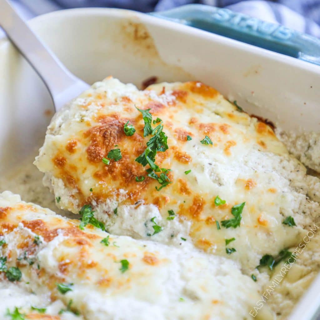 Smothered Cheesy Sour Cream Chicken · Easy Family Recipes