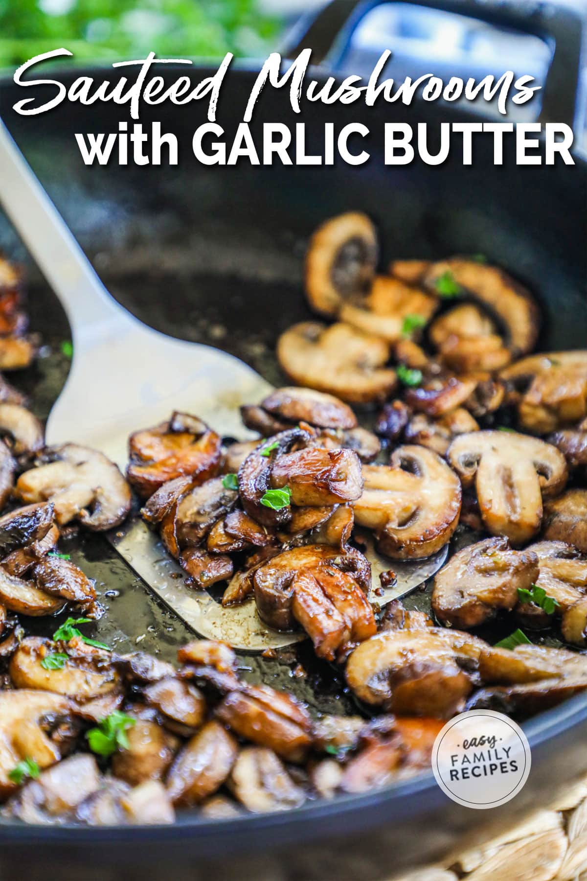 Pan Seared Steak with Garlic Herb Butter and Mushrooms - Challenge Dairy