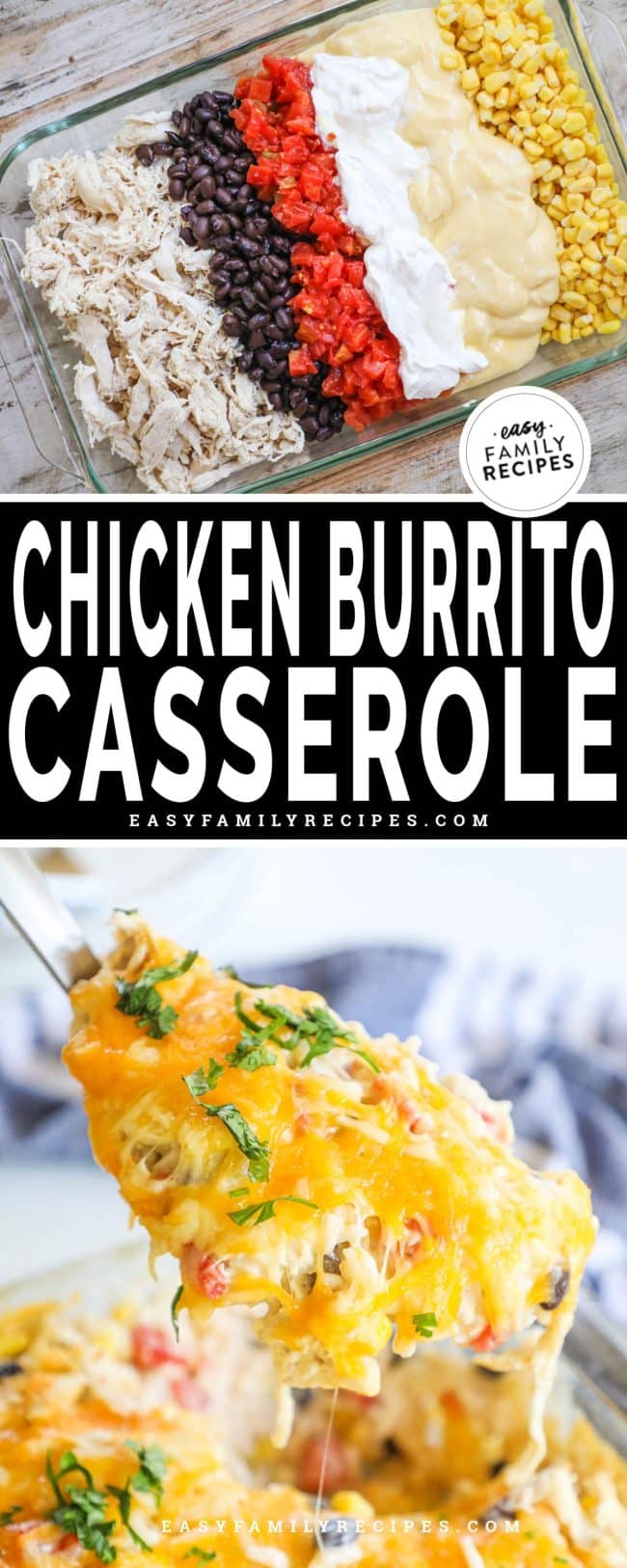 Chicken Burrito Casserole · Easy Family Recipes