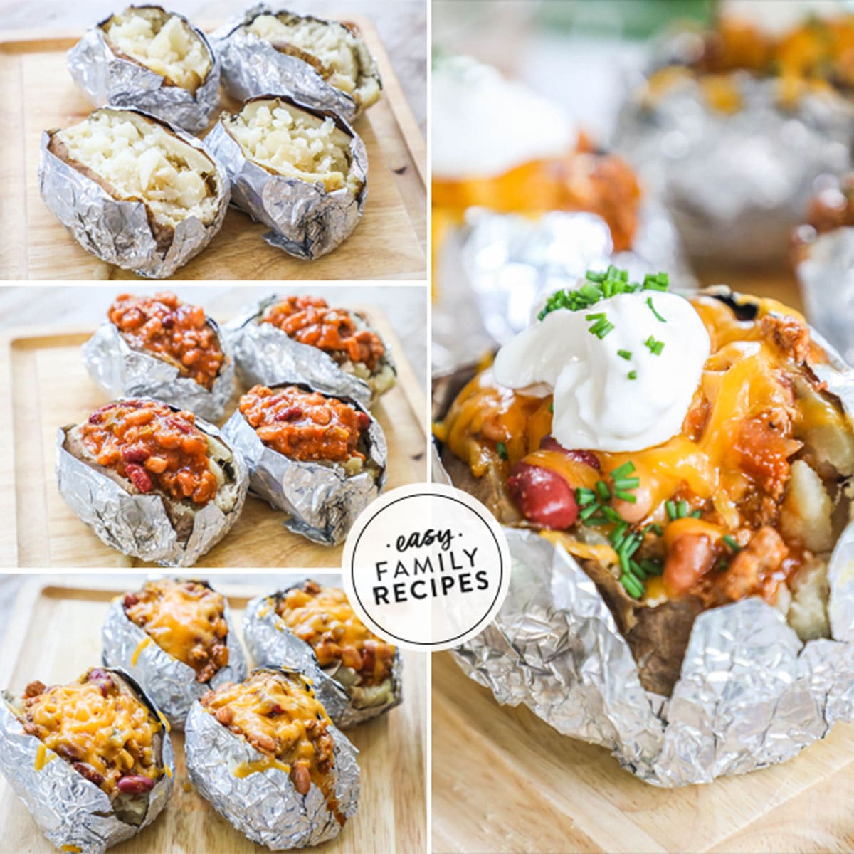 Stuffed Chili Baked Potatoes Easy Family Recipes