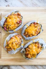 Stuffed Chili Baked Potatoes · Easy Family Recipes