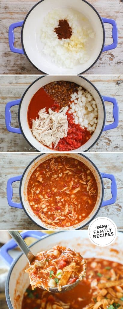 Southwest Chicken Soup {Chili's Copycat} · Easy Family Recipes